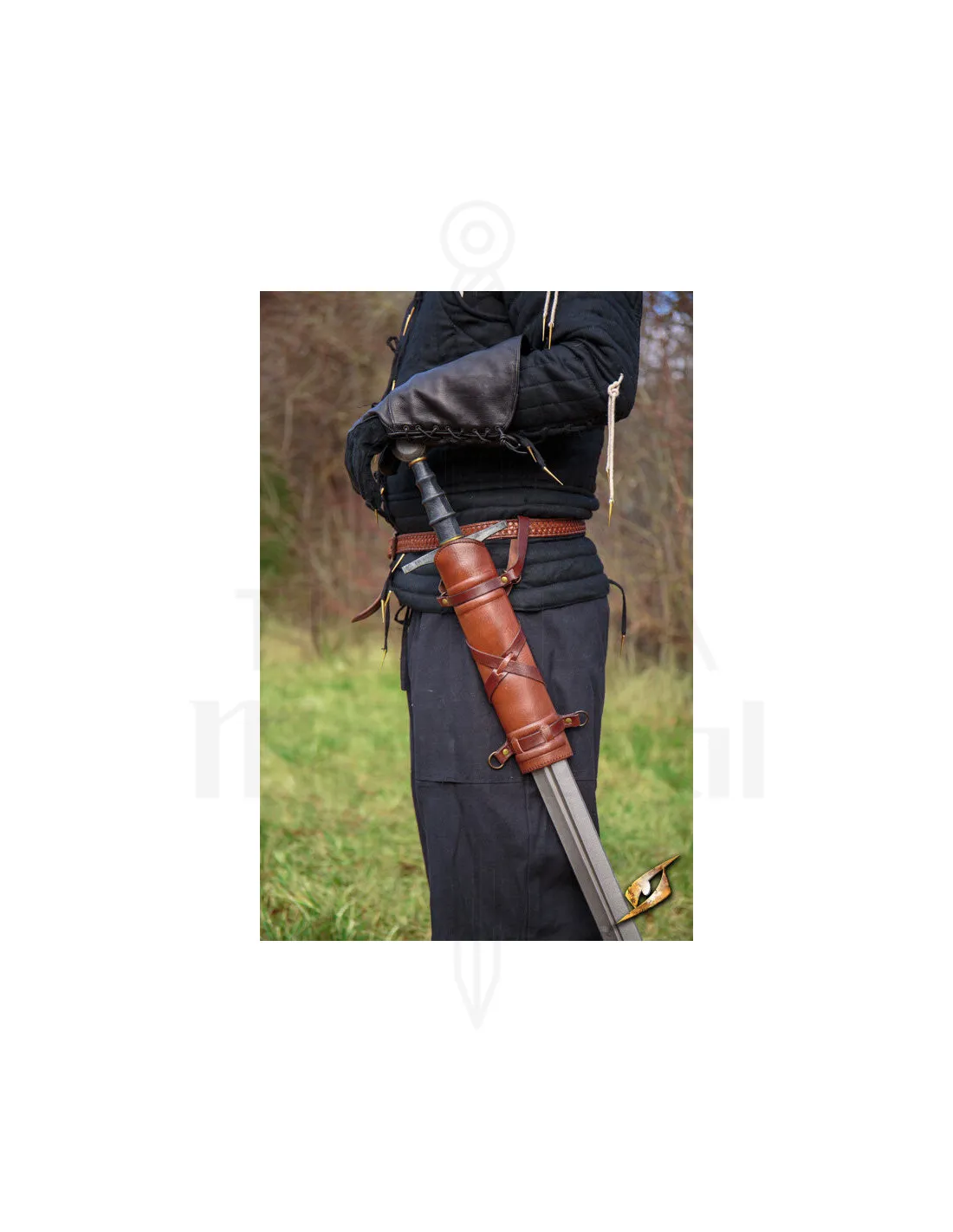 Brown Medieval Sword Belt with Sword Holder ⚔️ Sword Shop