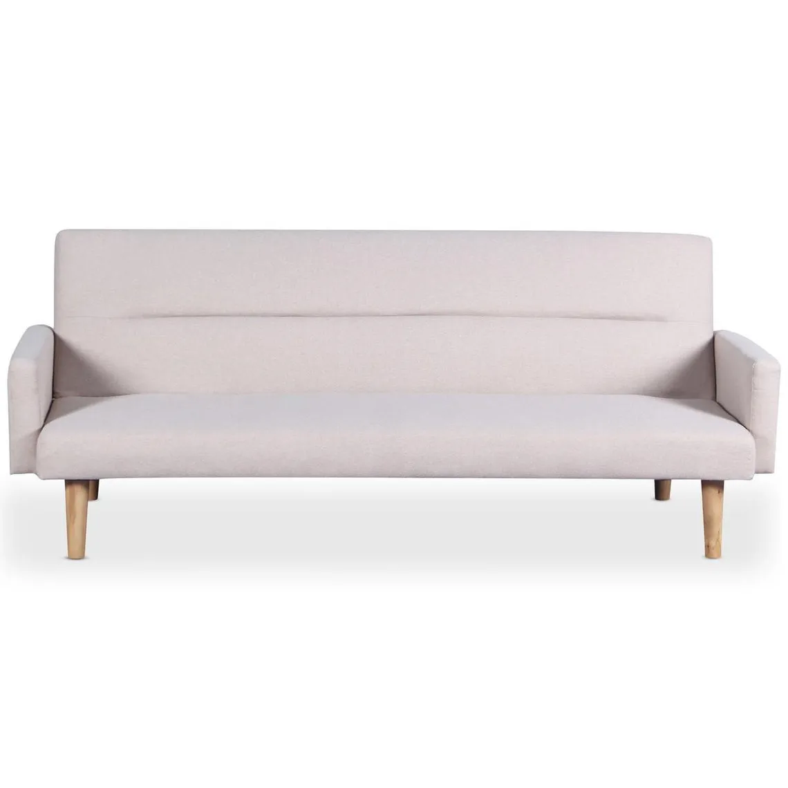 Canapé Convertible Clic-Clac BERTO 3 Places Tissu Beige | 3 Suisses