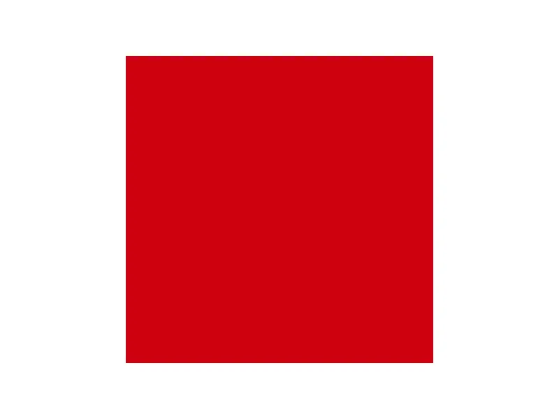 Filtre gélatine ROSCO SUPERGEL Red Diffusion - feuille 0,50m x 0,61m