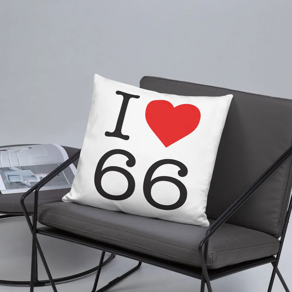 I love 66 Pyrénées Orientales Roussillon Catalogne du nord - NY style - Coussin décoratif
