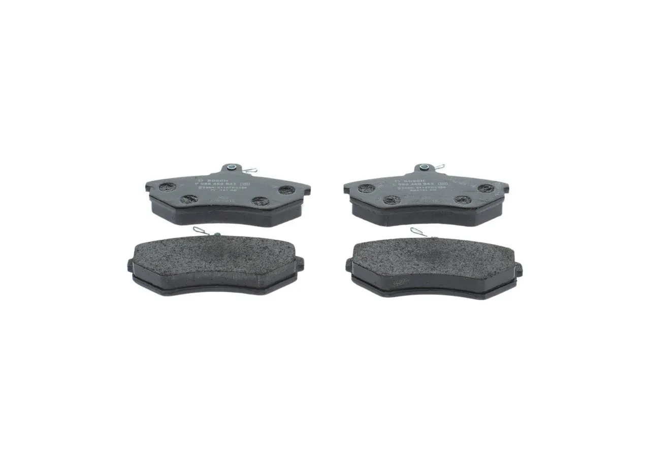 Jeu de 4 plaquettes de frein à disque BOSCH 0986460943 
