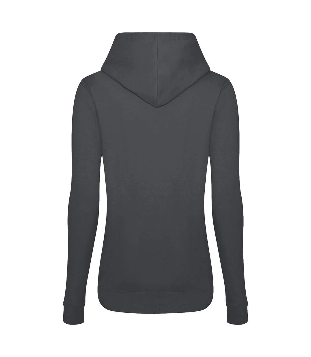Awdis Dark Grey Women's Hooded Sweatshirt