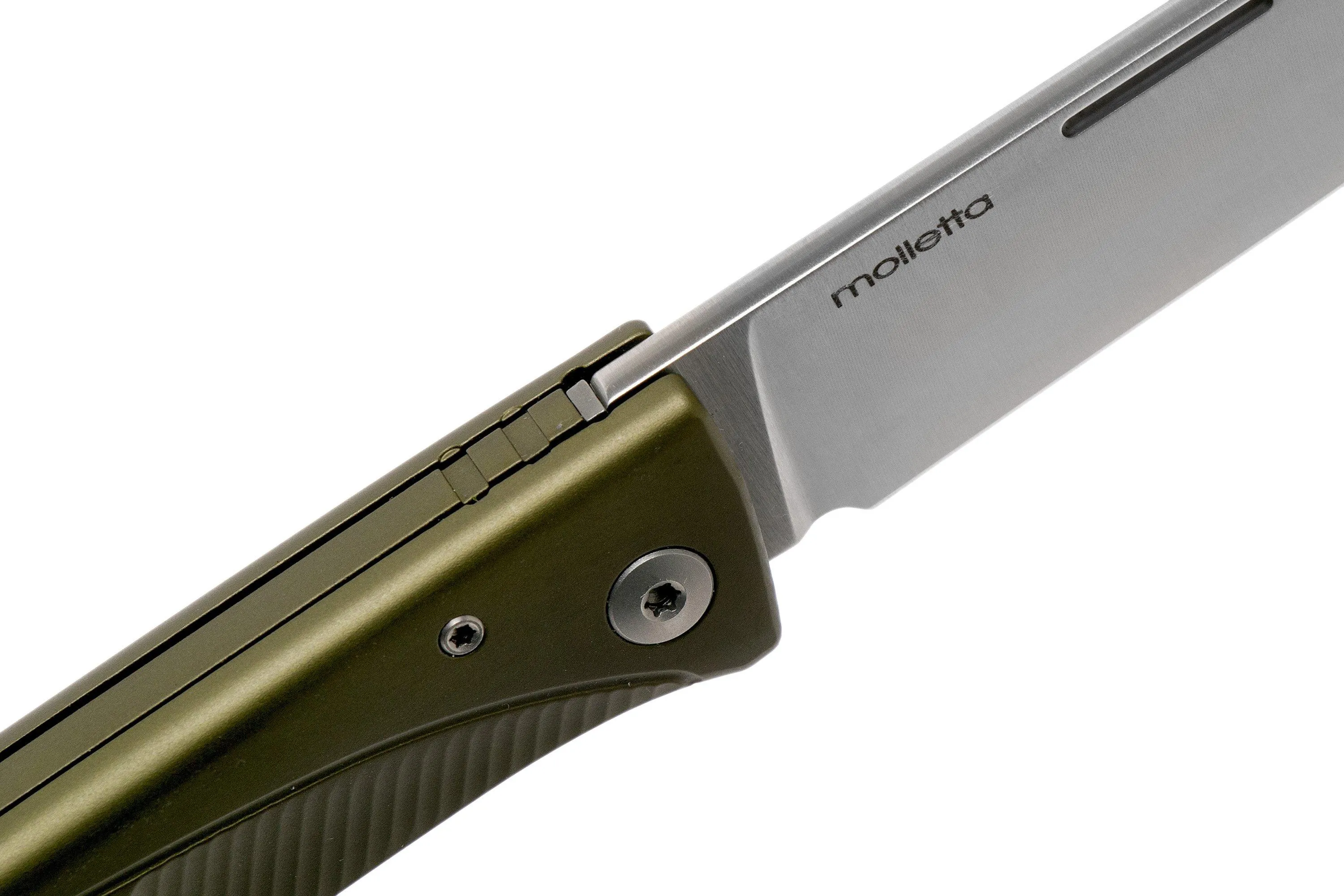  LionSteel Thrill green aluminum couteau de poche intégral, slipjoint