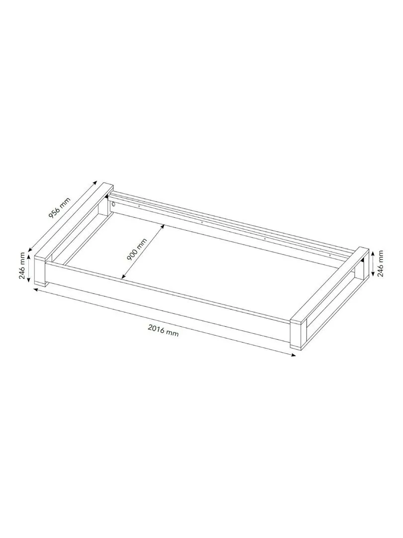 Lit gigogne Poka - AKITEN RETAIL - Marron