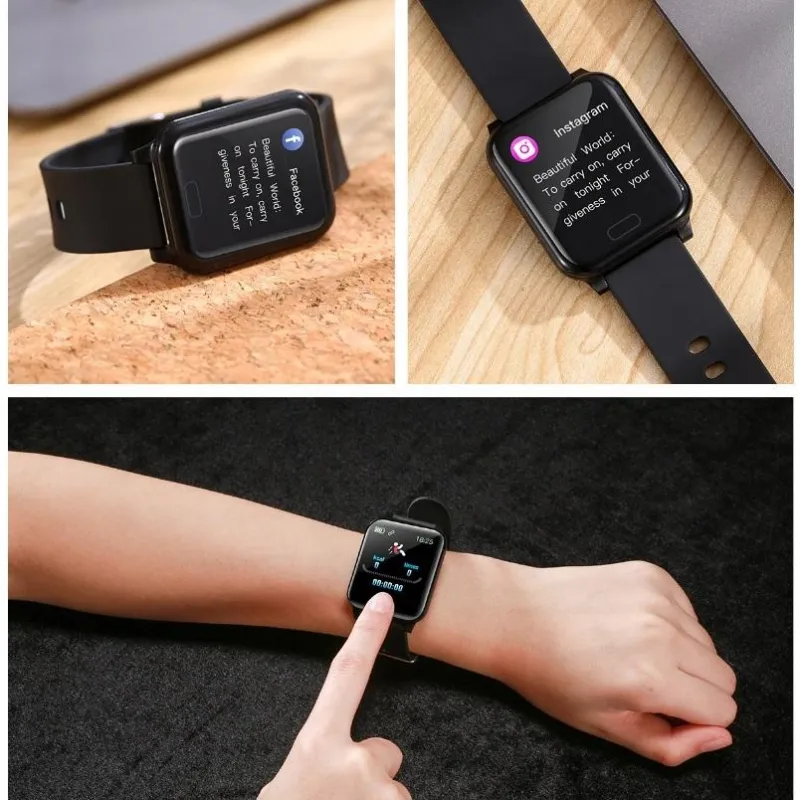 Montre Connectée IP67 NFC Bluetooth Santé Sommeil