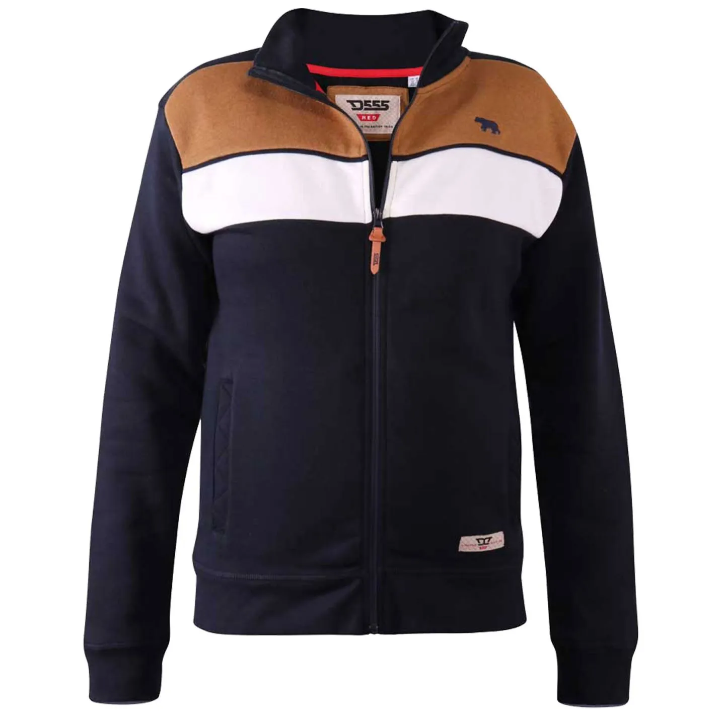 Plus Size Men's Patchwork Style Sweatshirt