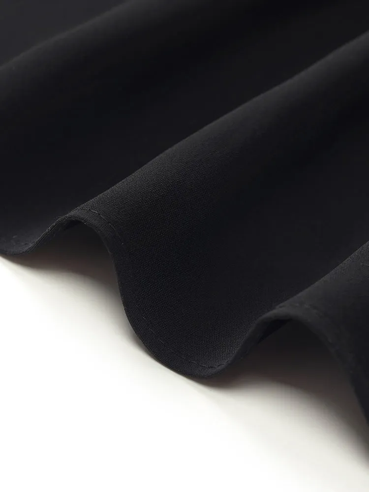 Robe longue en triacétate pour femmes avec chaînes et ceinture détacha
