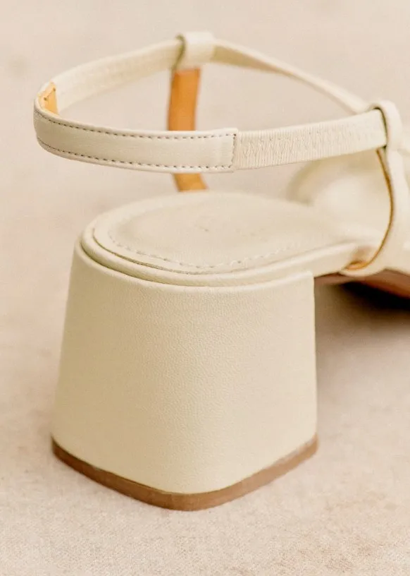 Sandales blanches Pernille