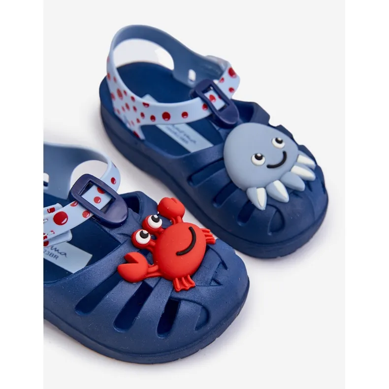 Baby Blue Ipanema Summer Xiii Kids Velcro Sandals