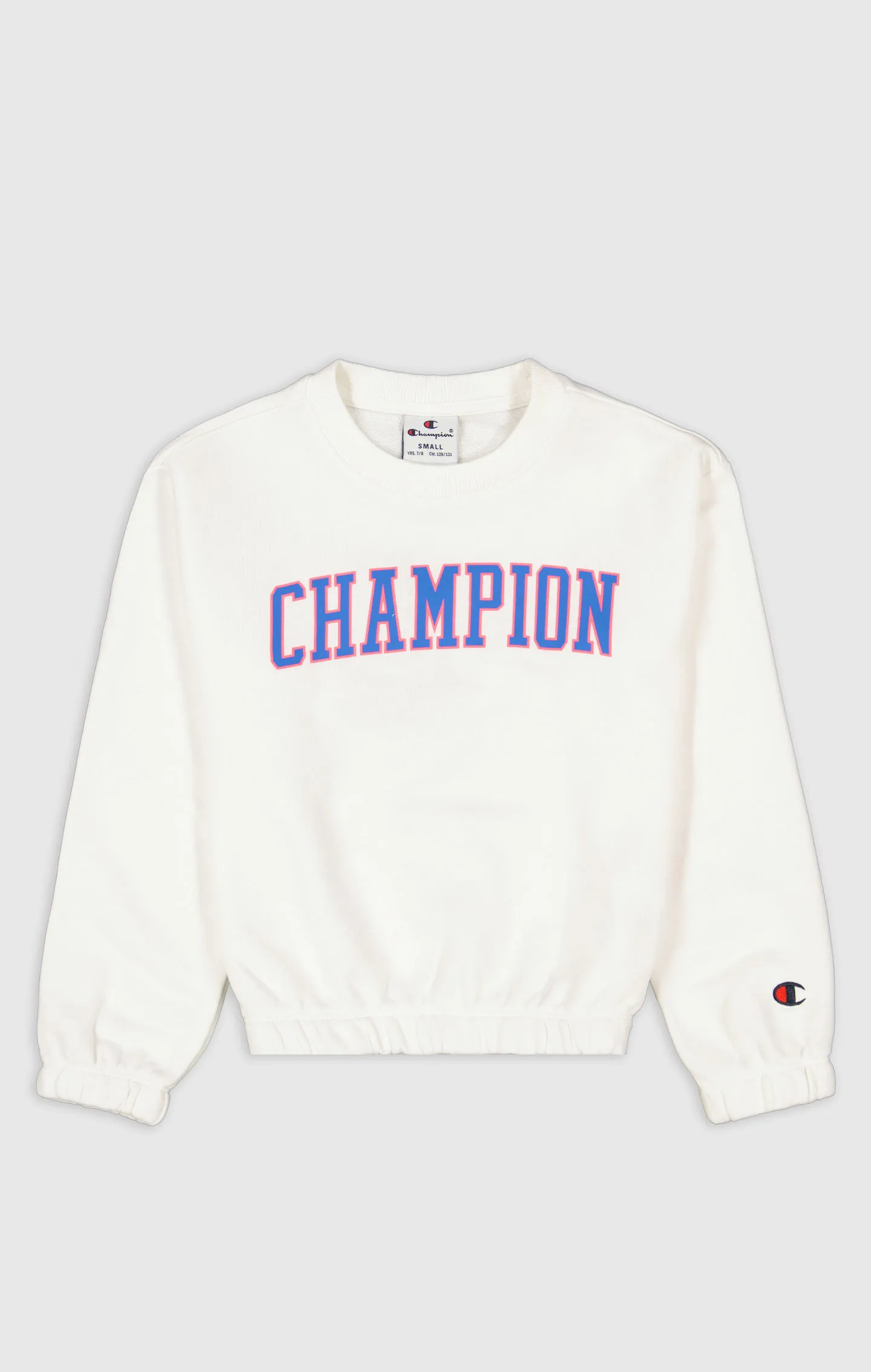 Champion France Girls Boxy Logo Lettering Sweatshirt