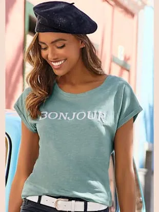 Hello Trendy Printed T-shirt Front Design