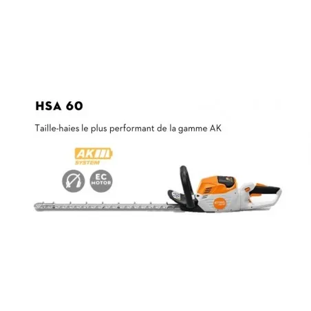 TAILLE-HAIES HSA 60 + AL101 + AK10 - STIHL