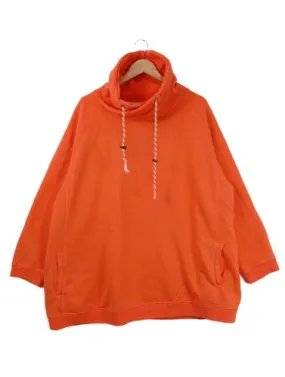 Light Orange Casual Sweatshirt by Ulla Popken