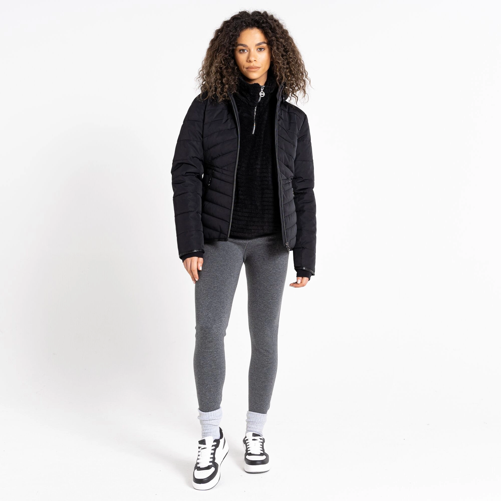 Black STRIKING Women's Warm Jacket