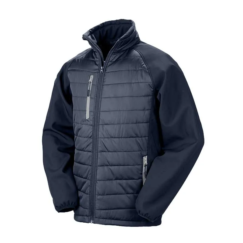 Bi-Material Quilted Vest RS237 by Result - Personalized Textile