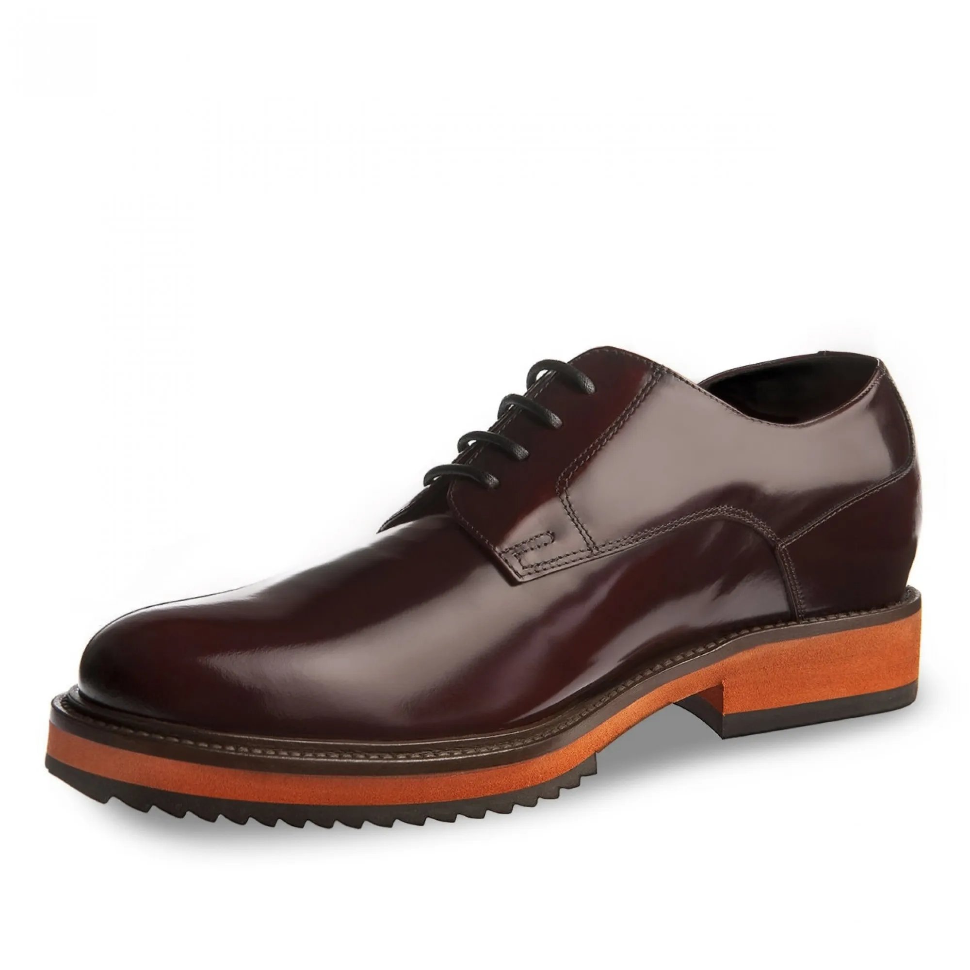 Vienna - Classiques chaussures rehaussantes en Cuir Pleine Fleur de 6 cm à 8 cm en plus