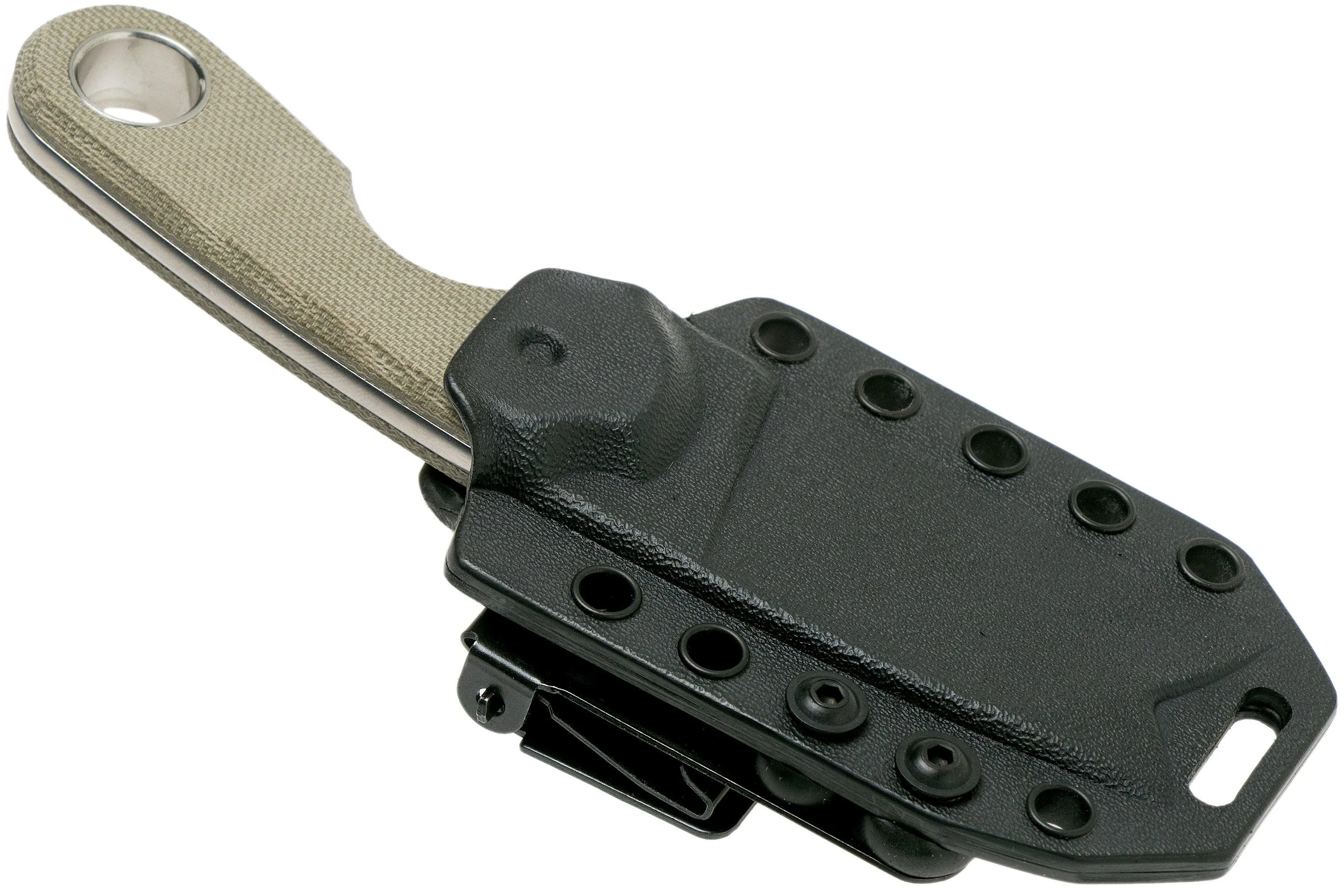Viper Berus 2 VT4014CG M390 Stonewashed, Green Canvas Micarta couteau fixe, Rumici design